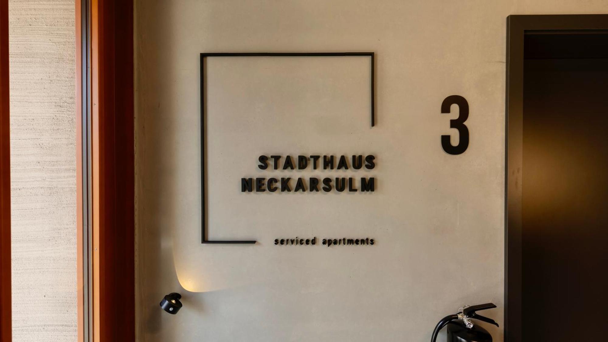 Stadthaus Neckarsulm Serviced Apartments - Stadthaus Heiner Eksteriør billede